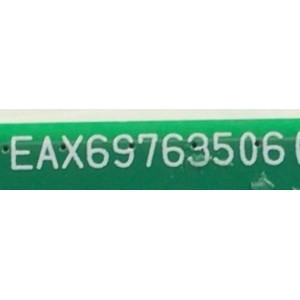 MAIN PARA SMART TV LG 4K RESOLUCION (3840 X 2160) / NUM DE PARTE EBT67333401 / EAX69763506 / 67333401 / PANEL NC860TQF -AAKH3 / DISPLAY LC860DQR(SP)(A1) / MODELO 86UQ8000AUB.BUSYLK
